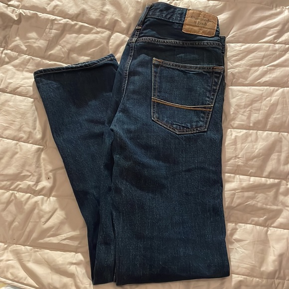 Abercrombie and fitch dark wash jeans 30x32 - Picture 2 of 4